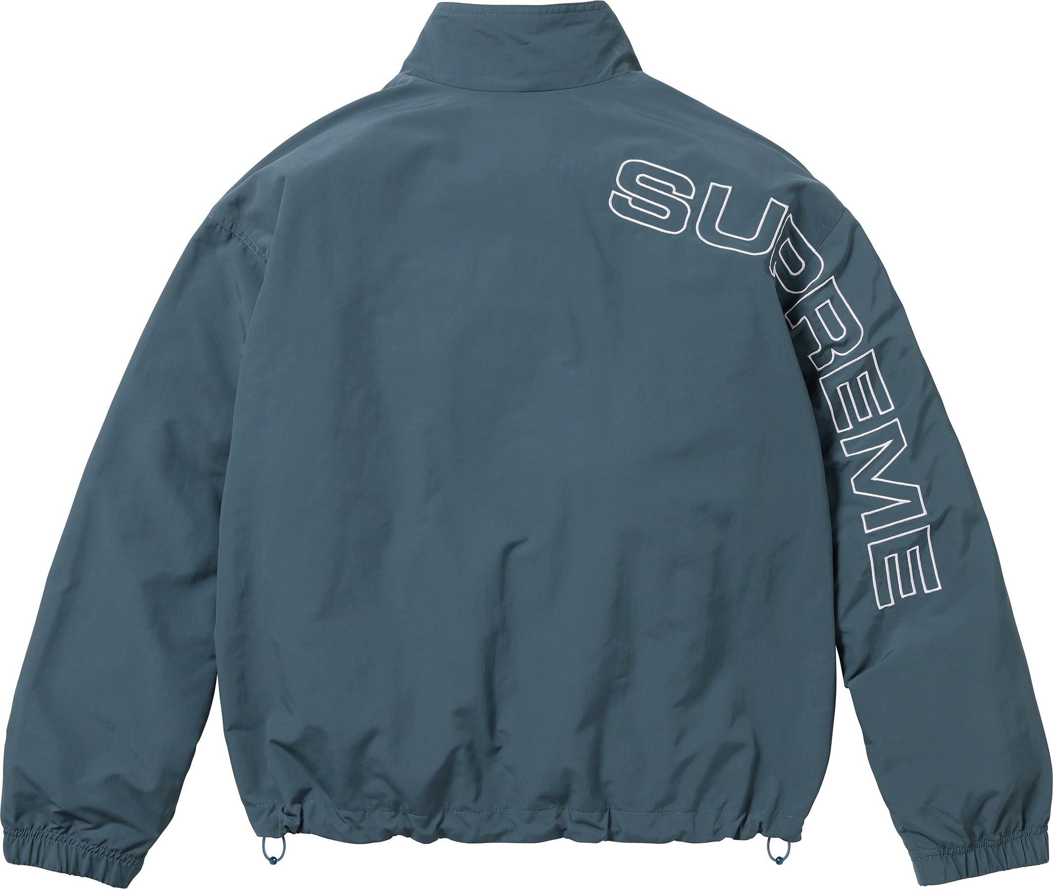 Spellout Embroidered Track Jacket view 3